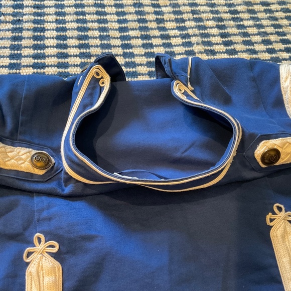 Boden Royal Blue Military Jacket with Contrast Trim – Size 12 - Picture 14 of 14